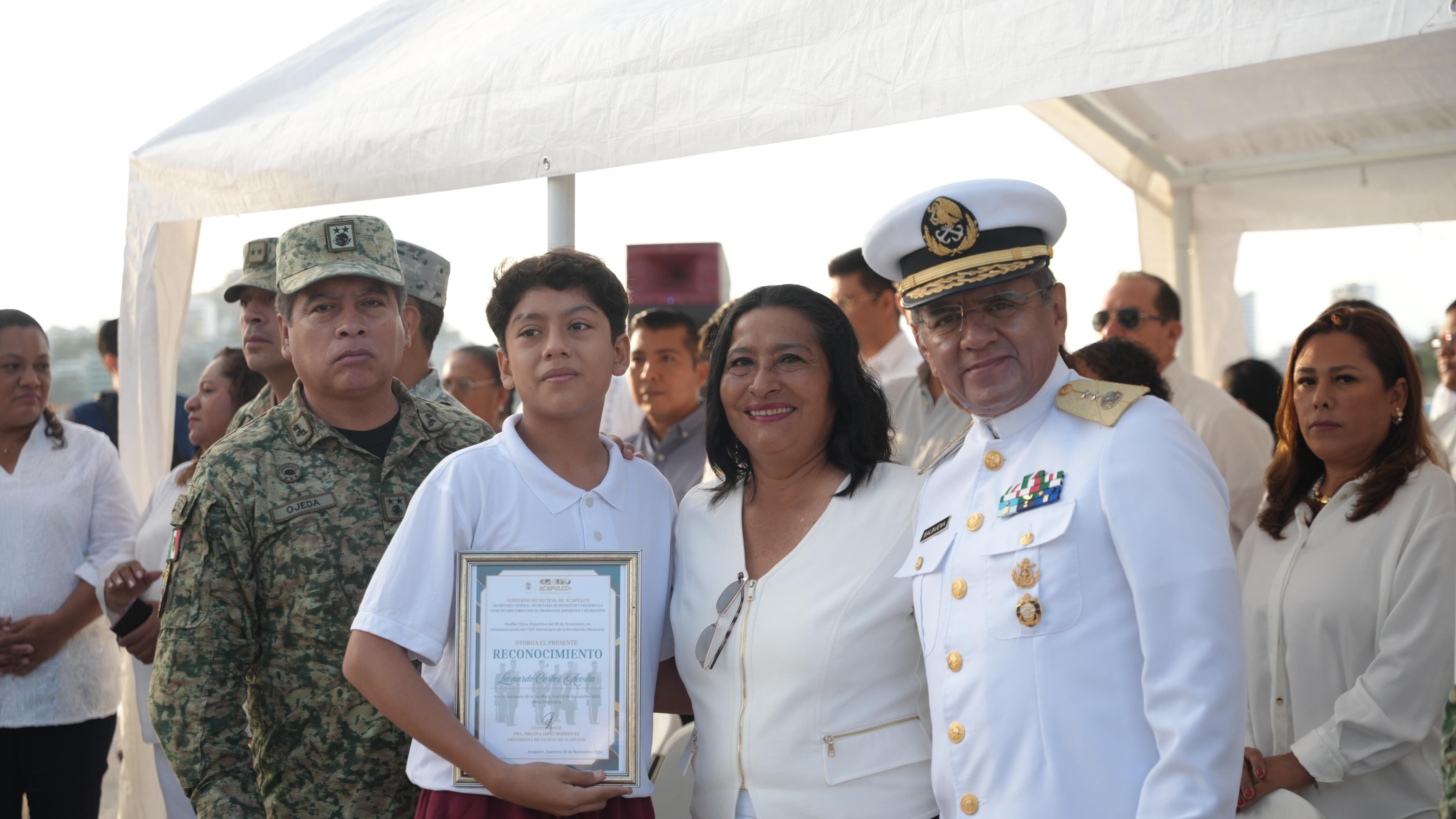 Abelina López: Acapulco conmemoró el 114 Aniversario de la Revolución Mexicana