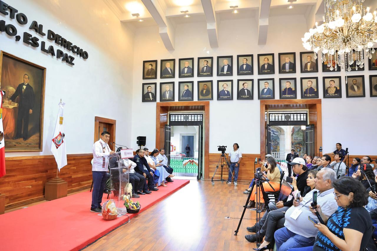El gobernador de Oaxaca asegura que la entidad tendrá mayor presupuesto en el 2026