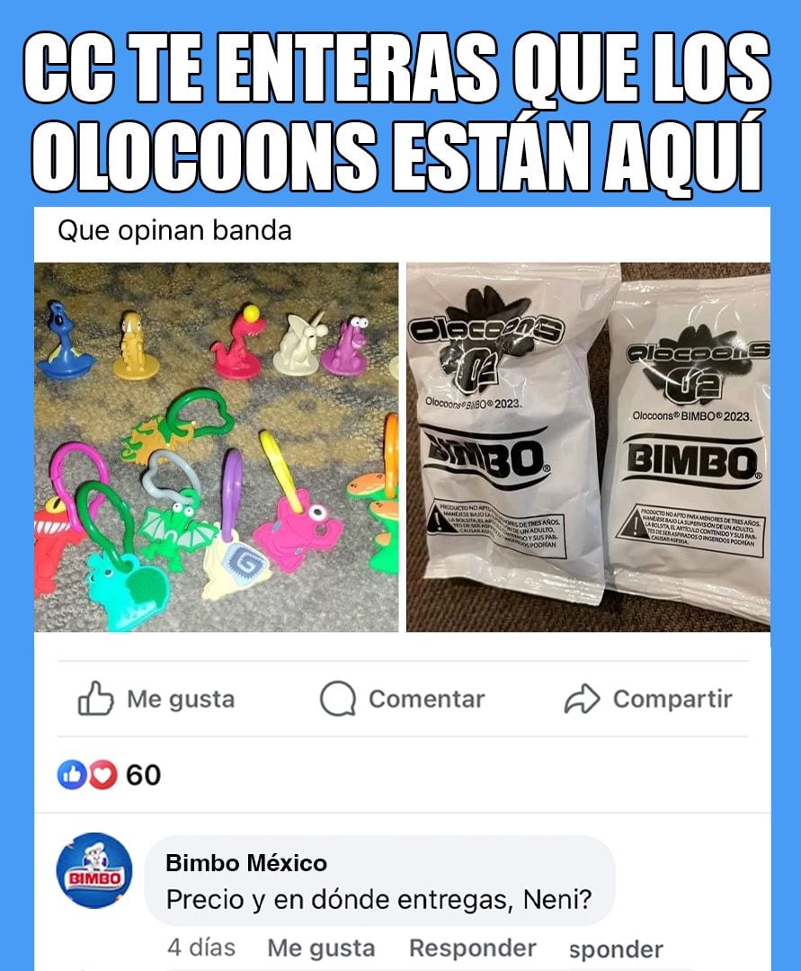 Memes por los Olocoons 2023 de Bimbo