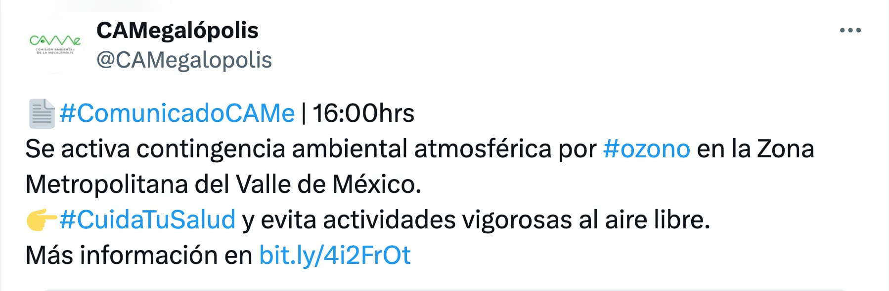 Se activa contingencia ambiental hoy martes 1 de abril