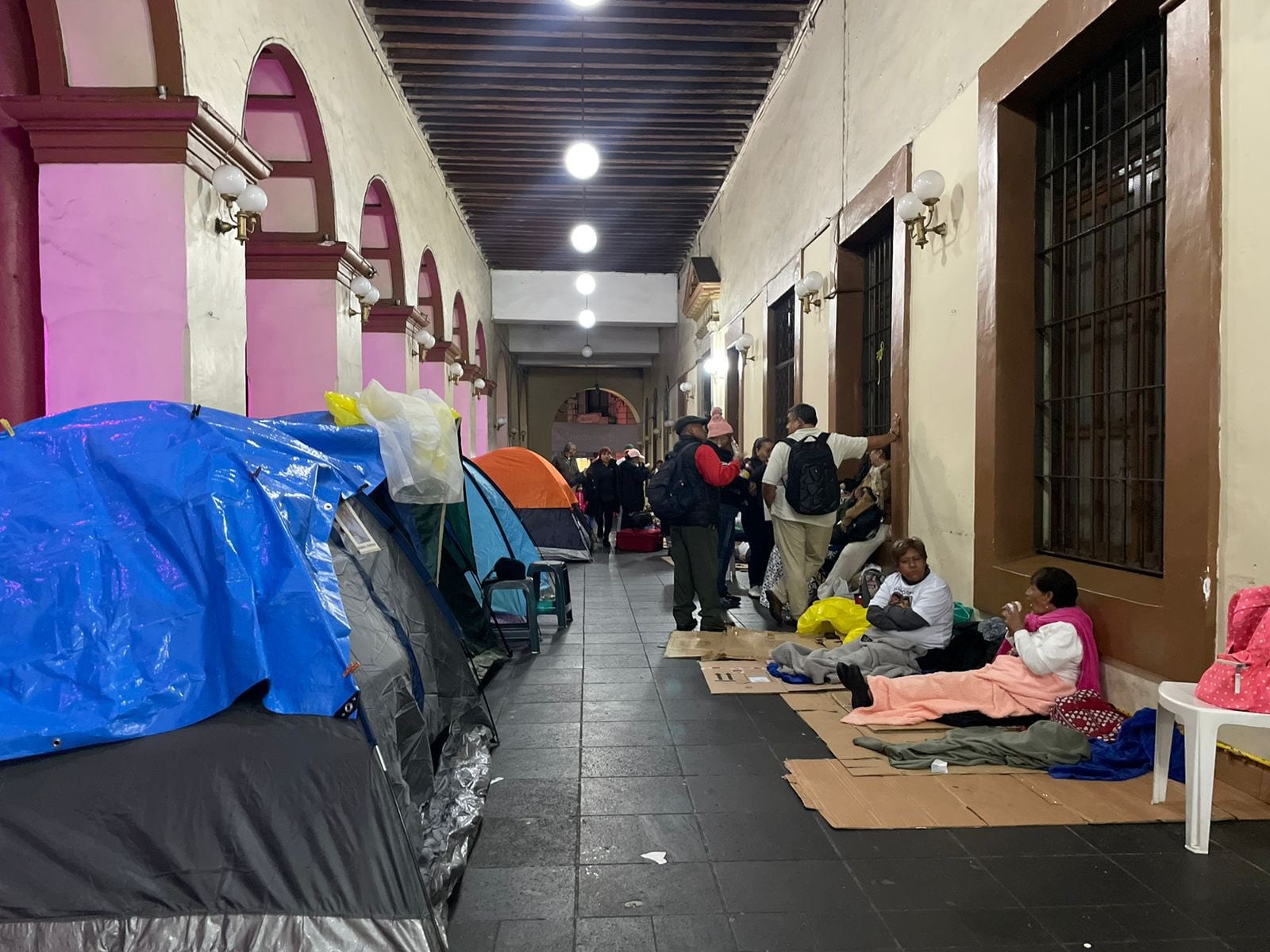 Campamento de colectivos de búsqueda
