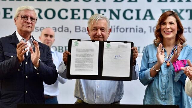 Jaime Bonilla, AMLO y Marina del Pilar