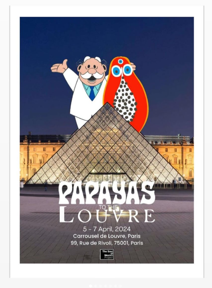 El Doctor Simi en el Museo de Louvre de París