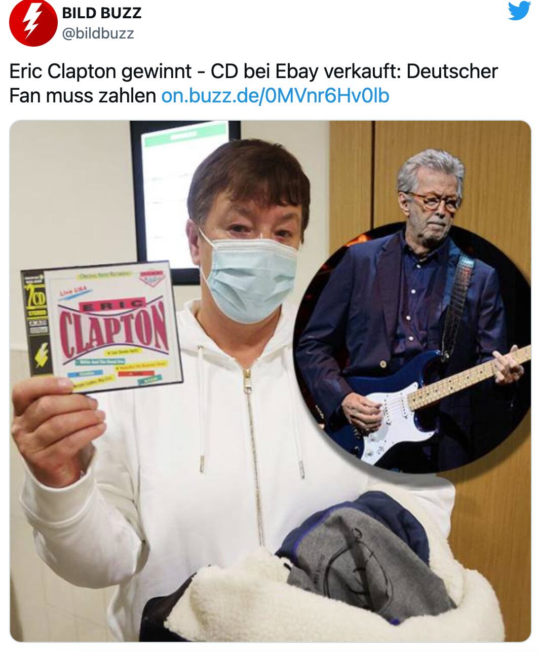 Eric Clapton gana demanda
