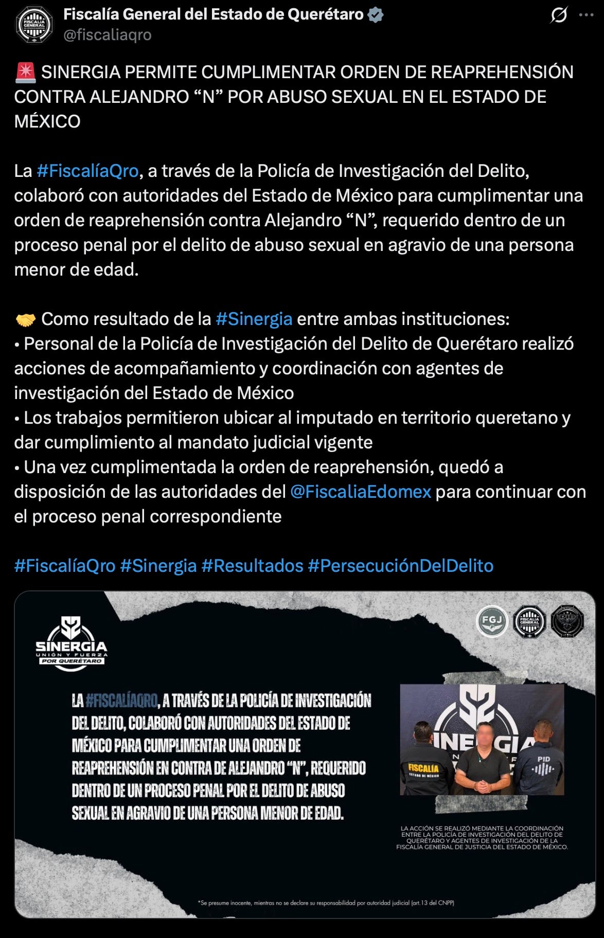 Recapturan a Alejandro Mazatán; quedó libre porque niña de 4 años no precisó la agresión