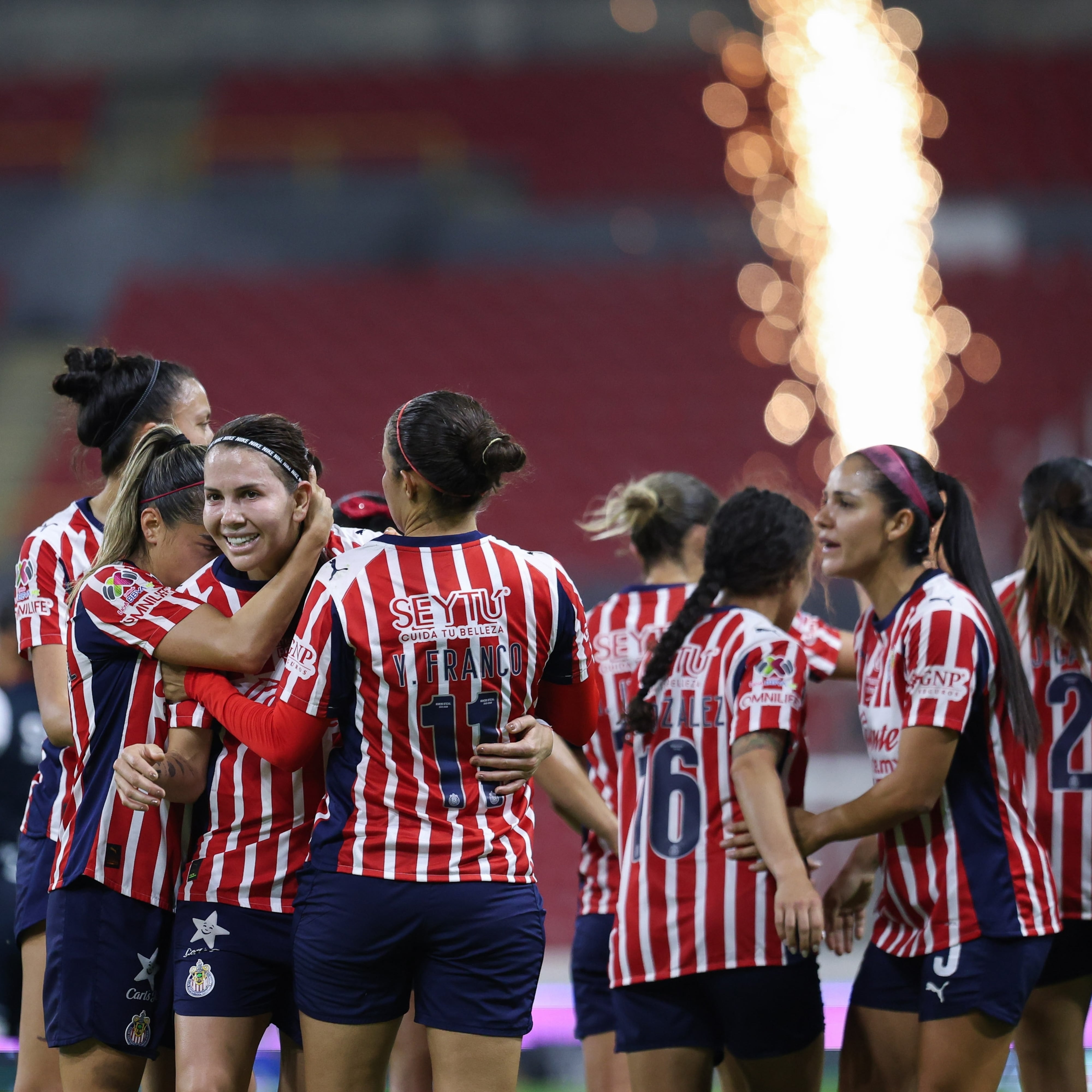 Chivas humilla a Puebla en la Jornada 2 de la Liga Femenil BBVA