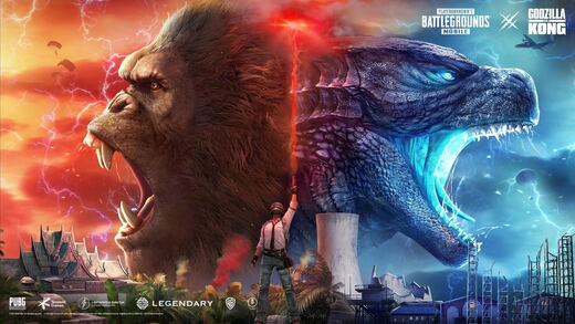 'Godzilla vs Kong' llegó a 'PUBG Mobile' (VIDEO)