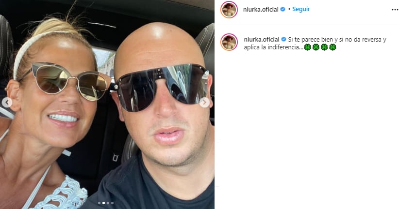 Niurka Marcos enseña a su nuevo novio.