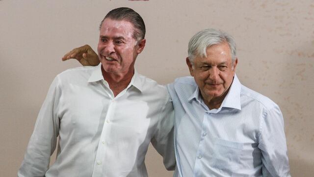 Quirino Ordaz y Andrés Manuel López Obrador