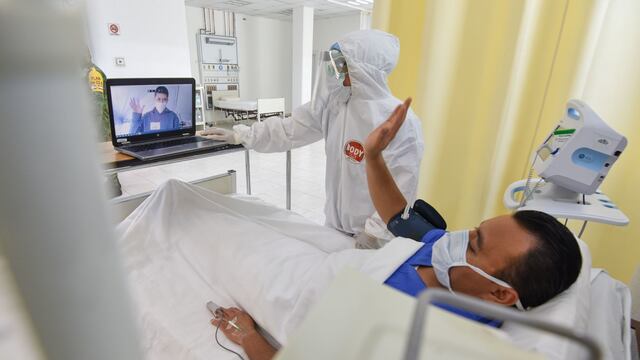 Paciente con coronavirus