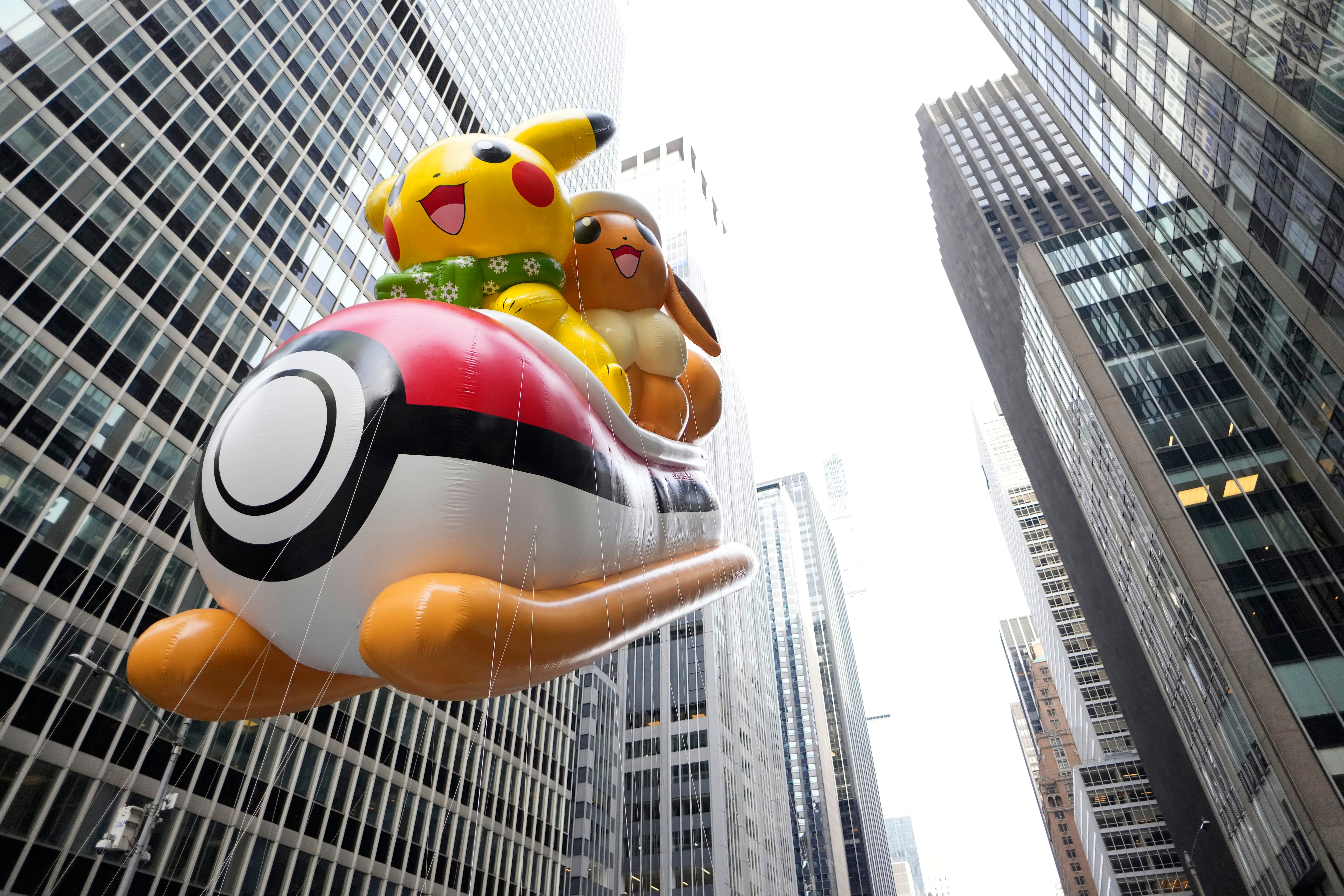 Pikachu Desfile del Día de Acción de Gracias