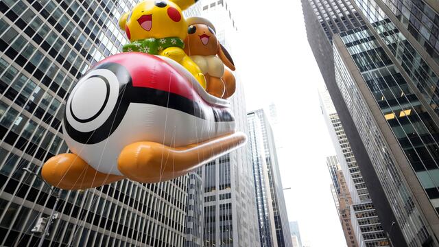 Pikachu Desfile del Día de Acción de Gracias