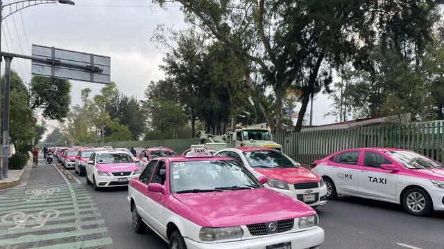Bloqueo de taxistas CDMX
