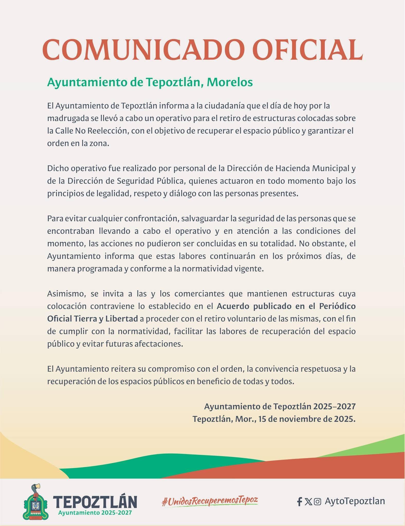 Comerciantes de Tepoztlán denuncian gentrificación y desplazamiento