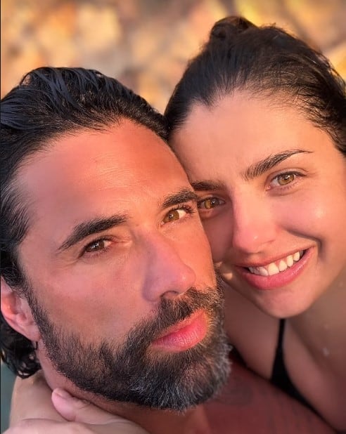 Michelle Renaud y Matías Novoa