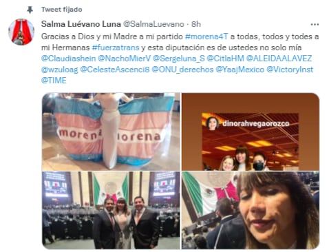 Salma Luévano, diputada federal de Aguascalientes.