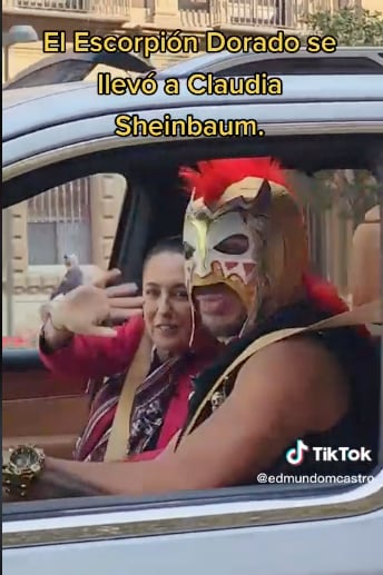 Escorpión Dorado prepara entrevista con Claudia Sheinbaum