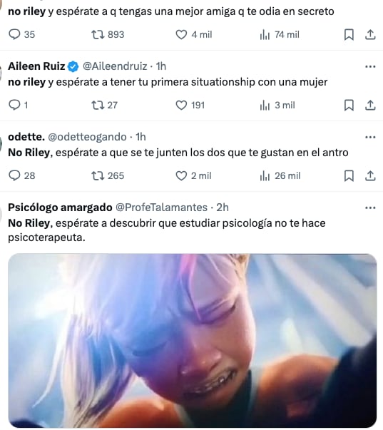 El ataque de ansiedad de RIley provoca los mejores memes