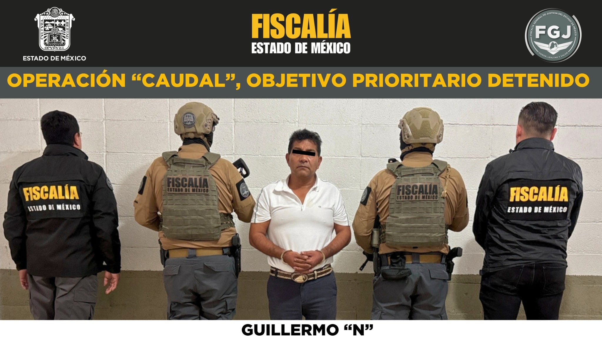 Líderes sindicales Edomex Operación Caudal