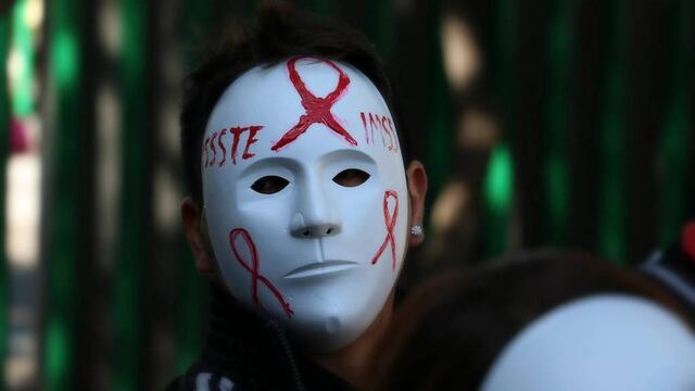 (Imagen ilustrativa) Pacientes de VIH-SIDA se manifiestan