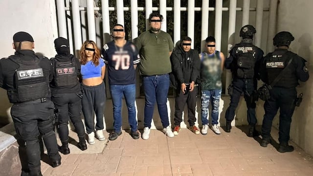 Capturan en Ixtapaluca a 5 presuntos integrantes del CJNG; aseguran drogas y vehículos