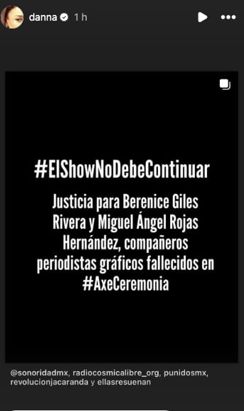 Danna Paola, Axe Ceremonia 2025