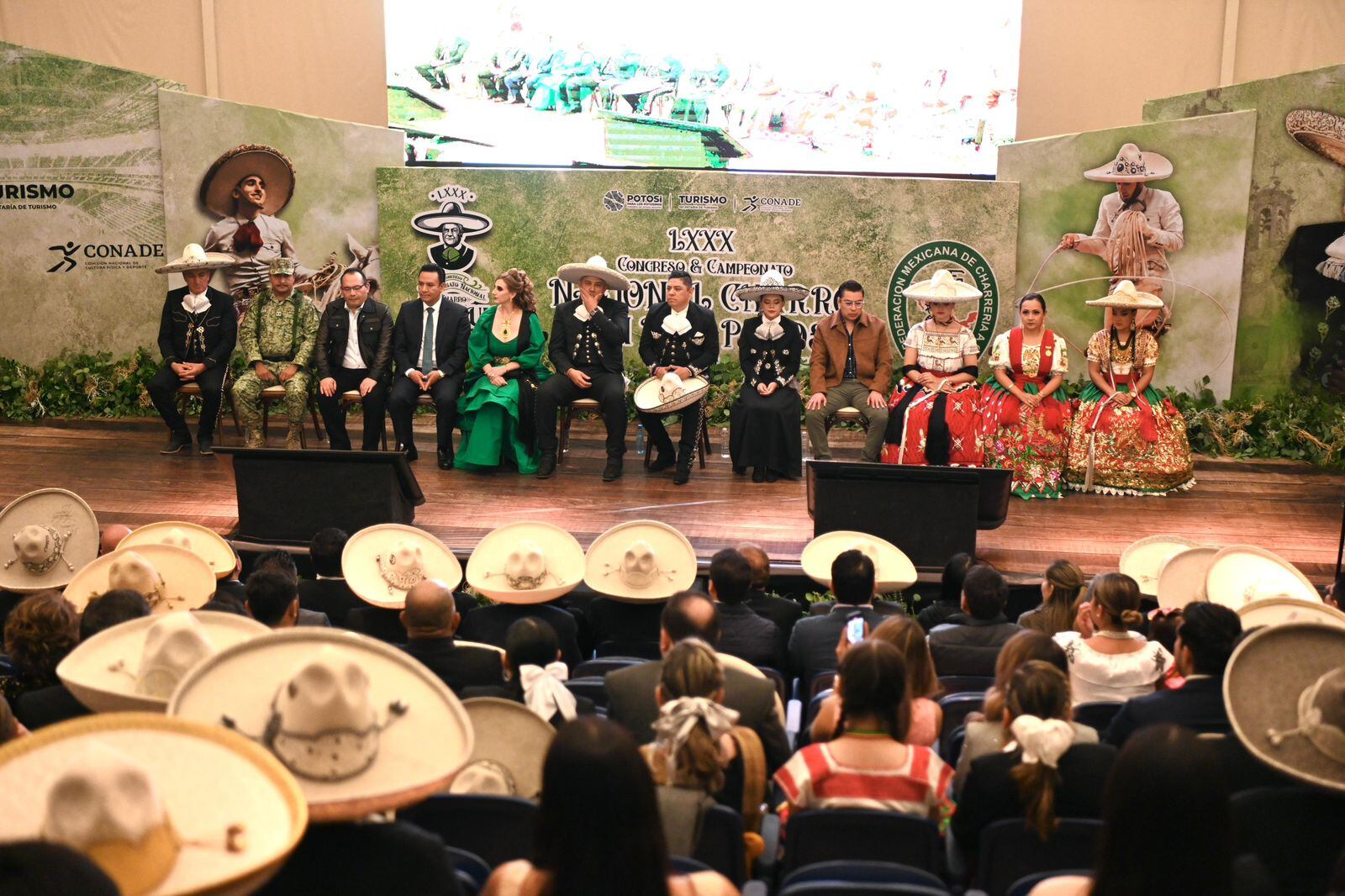 Ricardo Gallardo inaugura Campeonato Nacional Charro Don Esteban González Ortiz
