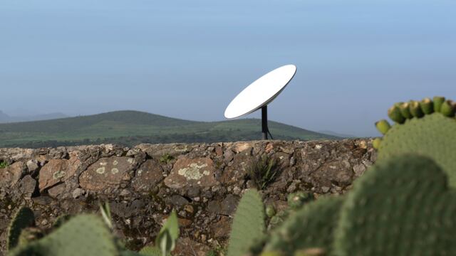 Antena satelital de Starlink