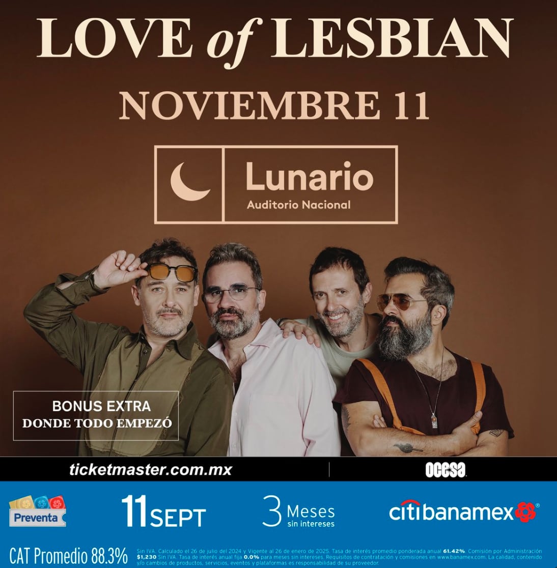 Love of Lesbian en CDMX