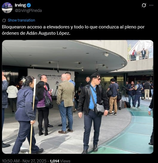 Tensión en el Senado: bloquean acceso a reporteros