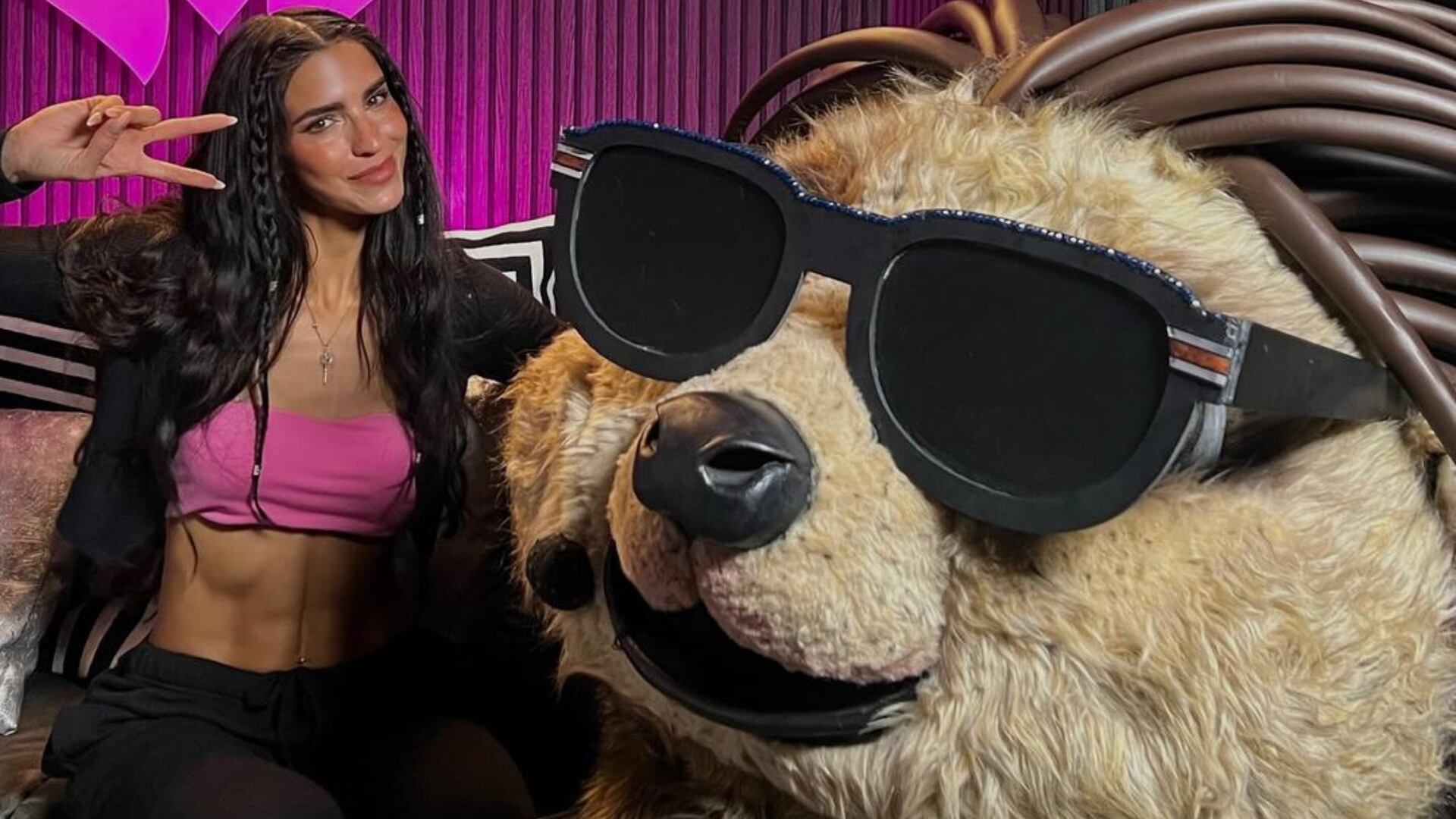 Bárbara de Regil como Percoespunk en Quién es la Máscara 2023