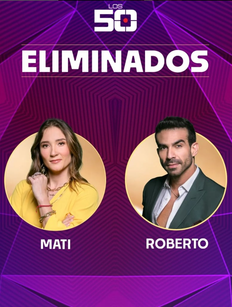 Eliminados Los 50 de Telemundo