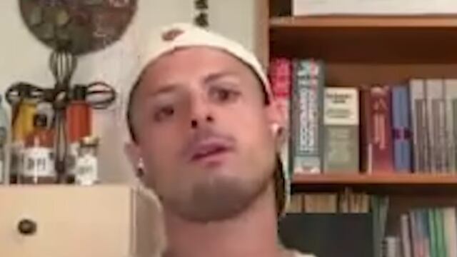 El Chicharito Hernández tuvo un ridículo accidente