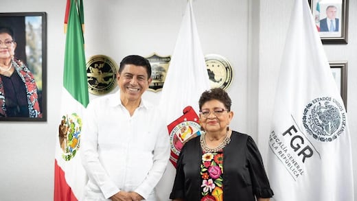 Ernestina Godoy y Salomón Jara refuerzan coordinación en seguridad