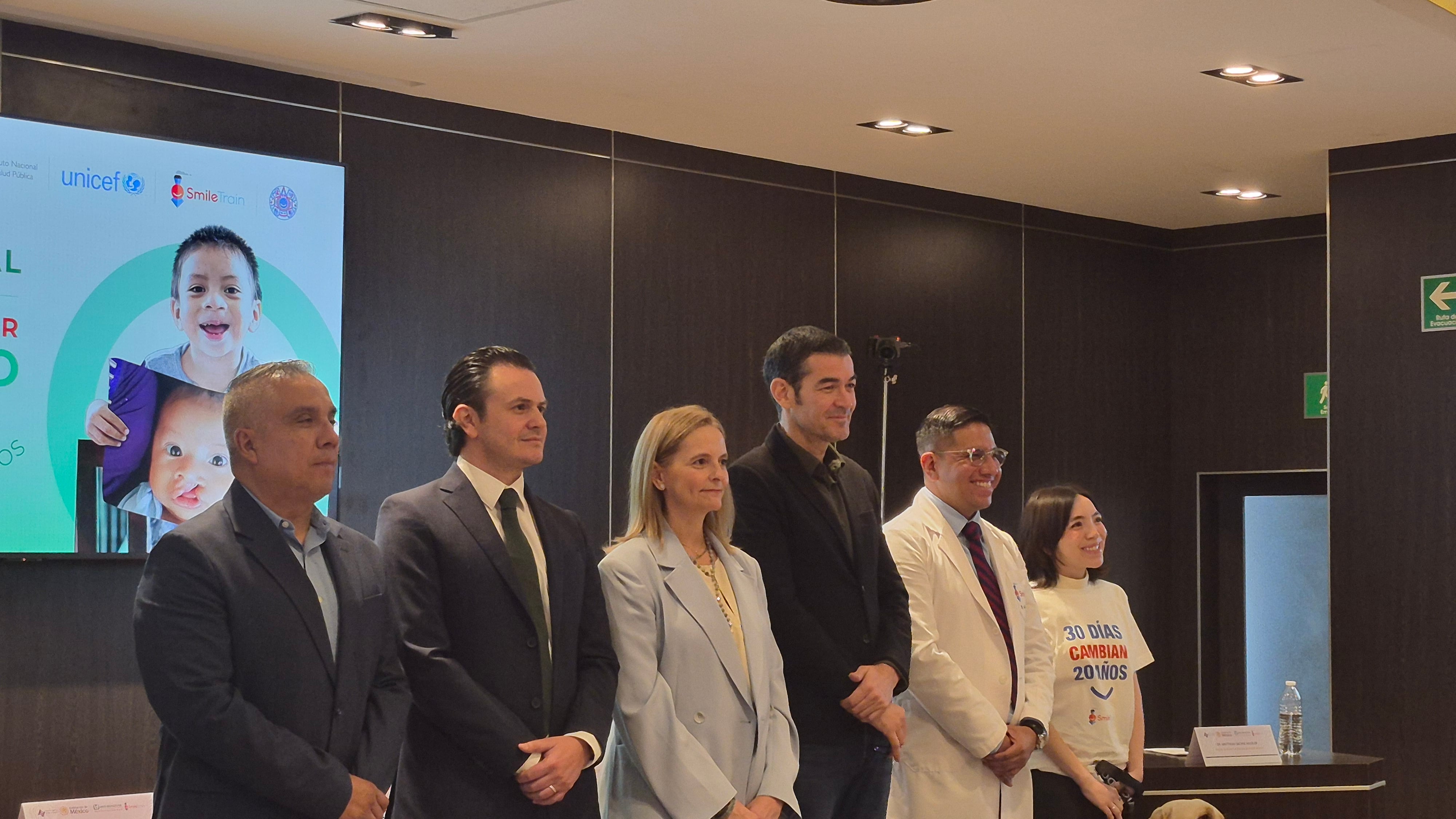 IMSS-Bienestar y Smile Train firman alianza para atender a pacientes con labio y paladar hendido