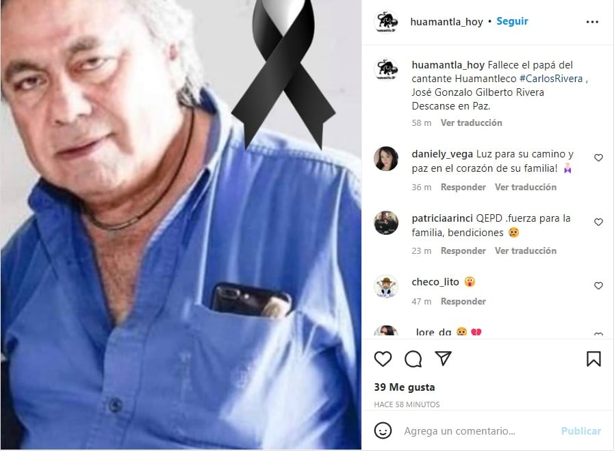 Papá de Carlos Rivera