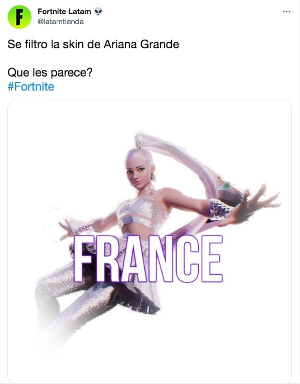 Fortnite Ariana Grande