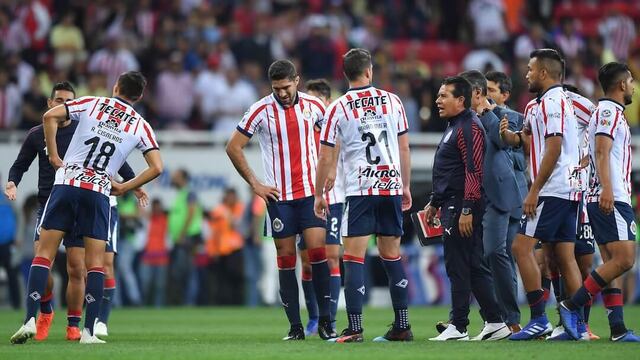 Chivas tras perder ante América.