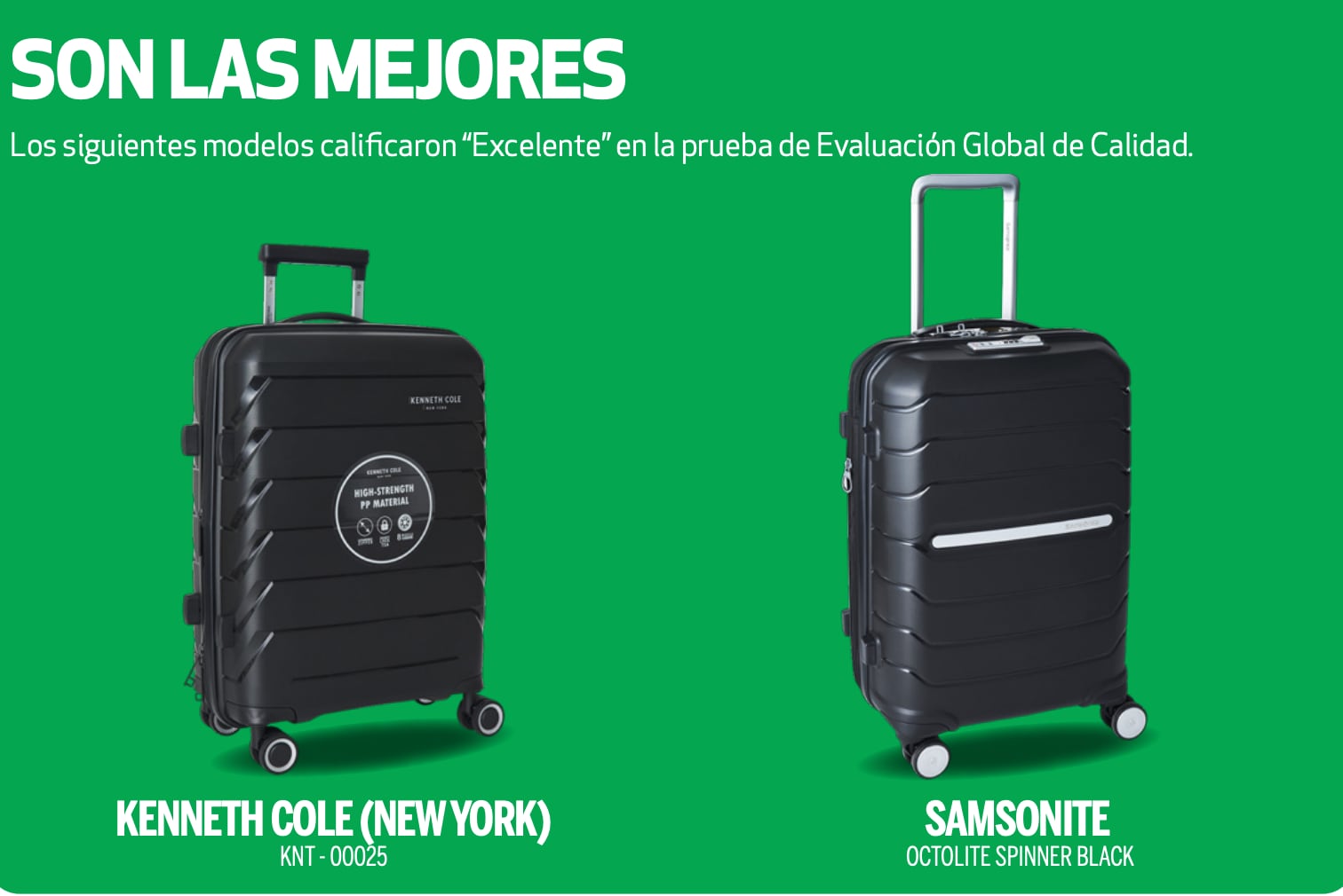 Las 5 mejores maletas de cabina según Profeco