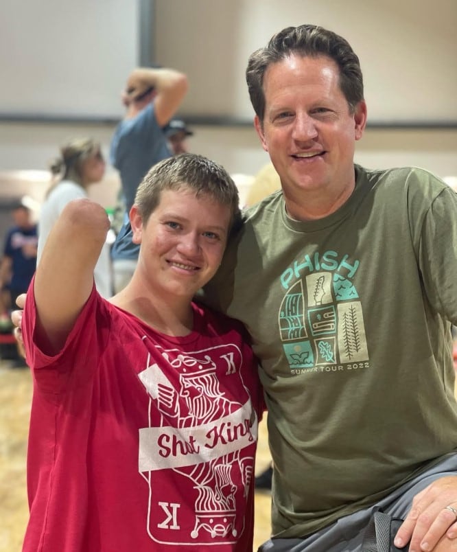 Dayton Webber, jugador profesional de cornhole