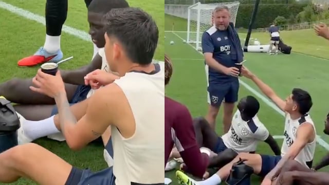 Revientan a Edson Álvarez en redes sociales por hacerse el argentino y tomar mate