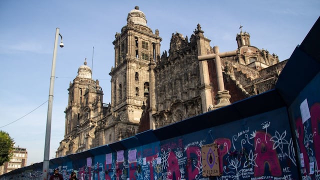 Vallas alrededor del Zócalo