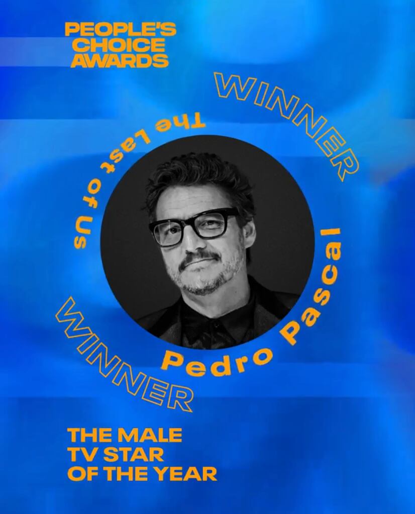 Pedro Pascal, ganador People's Choice Awards 2024