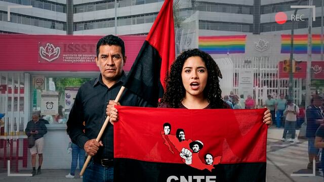 CNTE bloquea oficina central del ISSSTE en la CDMX.