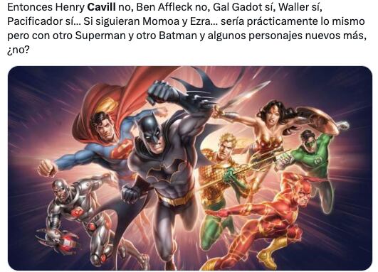 James Gunn esta siendo funado no querer a Henry Cavill pero sí regresar a Gal Gadot para Wonder Woman 3