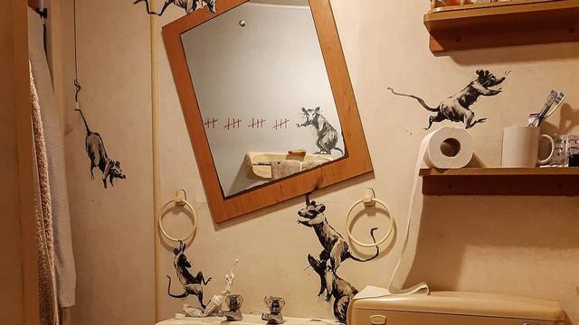 Pintura de Banksy