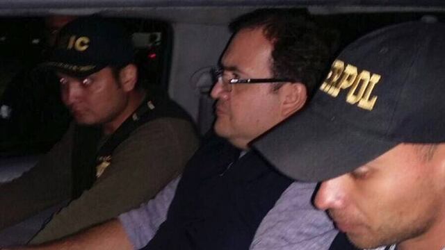 Javier Duarte de Ochoa. Momento de la detención en Guatemala.