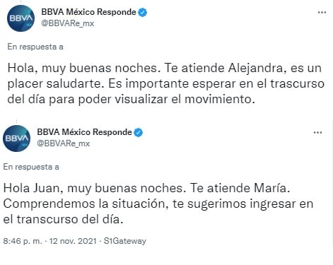 Respuestas de BBVA