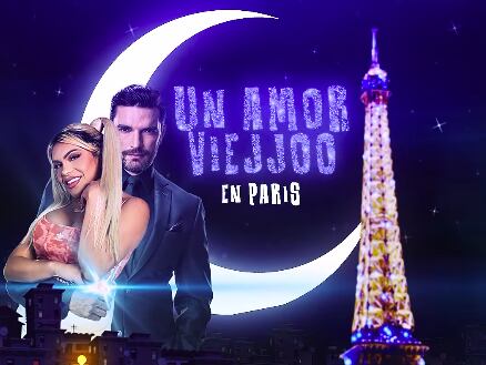 Wendy Guevara y Julián Gil en "Un amor viejo en París"