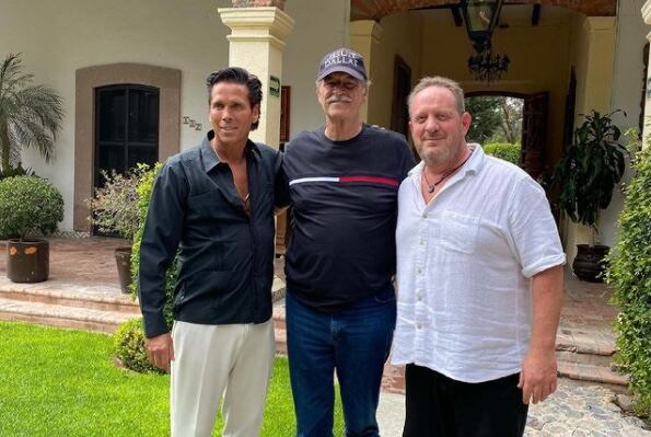 Roberto Palazuelos, Vicente Fox y Marcus Dantus